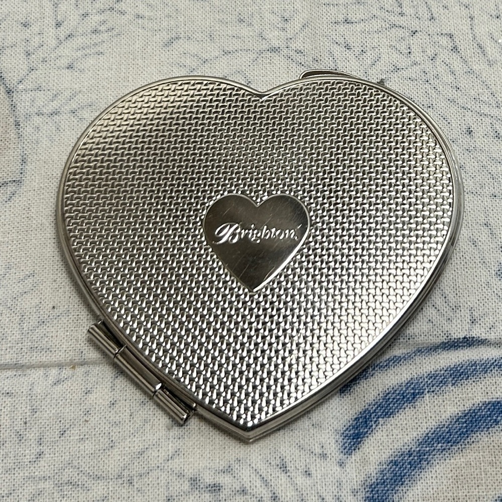 Brighton FRENCH GARDEN Mini Box & LOVE Compact Mirror Lot of 2 - Picture 10 of 11